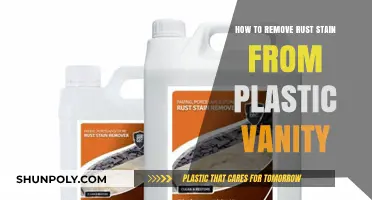 Effective Ways to Remove Rust Stains from Plastic Vanity Surfaces