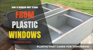 Effective Ways to Remove Rust Stains from Plastic Windows Easily