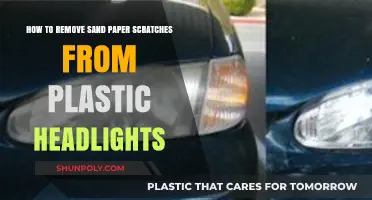 Restore Clarity: Removing Sandpaper Scratches from Plastic Headlights Easily