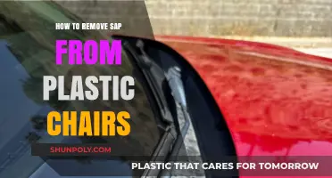 Effective Ways to Remove Sap from Plastic Chairs Easily