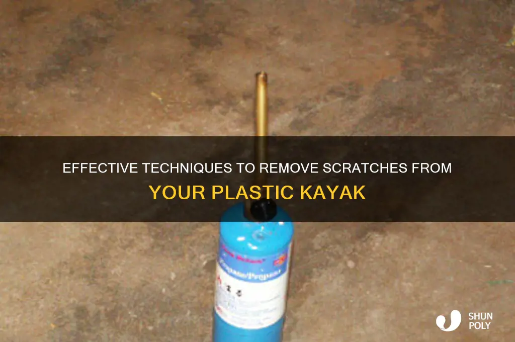how to remove scatches in a plastic kayak