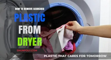 Effective Methods to Remove Scorched Plastic from Your Dryer