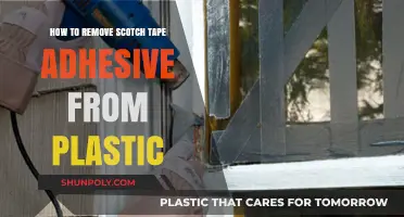 Effective Ways to Remove Scotch Tape Adhesive from Plastic Surfaces