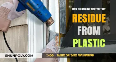 Effortlessly Remove Scotch Tape Residue from Plastic Surfaces: Quick Tips