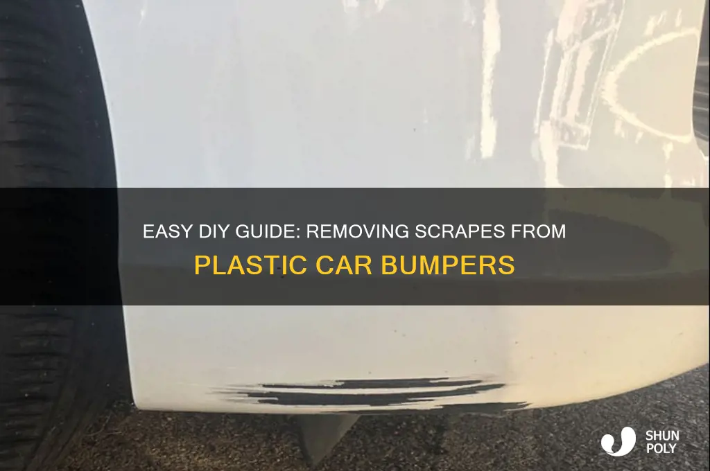 how to remove scrapes from plastic car bumper