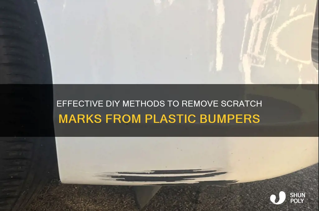 how to remove scratch marks from plastic bumper
