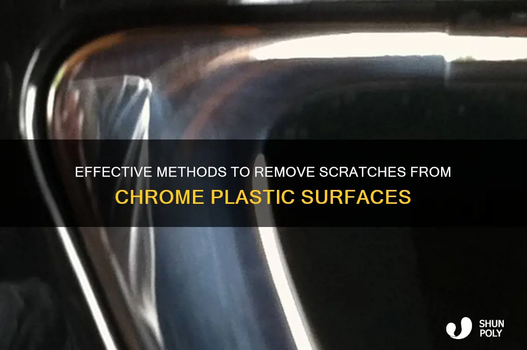 how to remove scratch out of chrome plastic