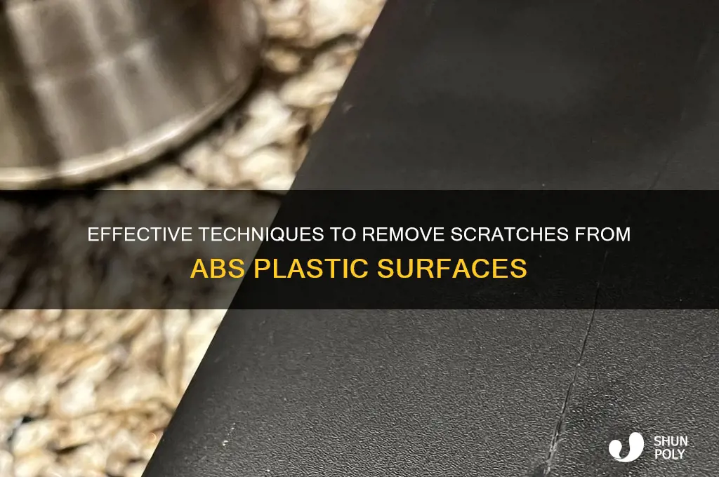 how to remove scratches from abs plastic