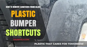 Quick Fixes: Removing Scratches from Black Plastic Bumpers Easily