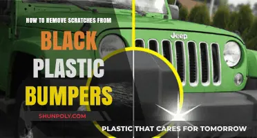 Effective DIY Methods to Remove Scratches from Black Plastic Bumpers