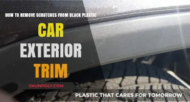 Restore Your Car's Black Plastic Trim: Scratch Removal Guide