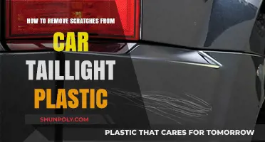 Restore Your Car's Taillight: Easy Scratch Removal Tips for Plastic Lenses