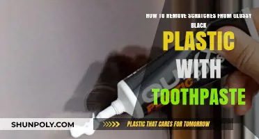 Fix Glossy Black Plastic Scratches: Toothpaste Repair Guide