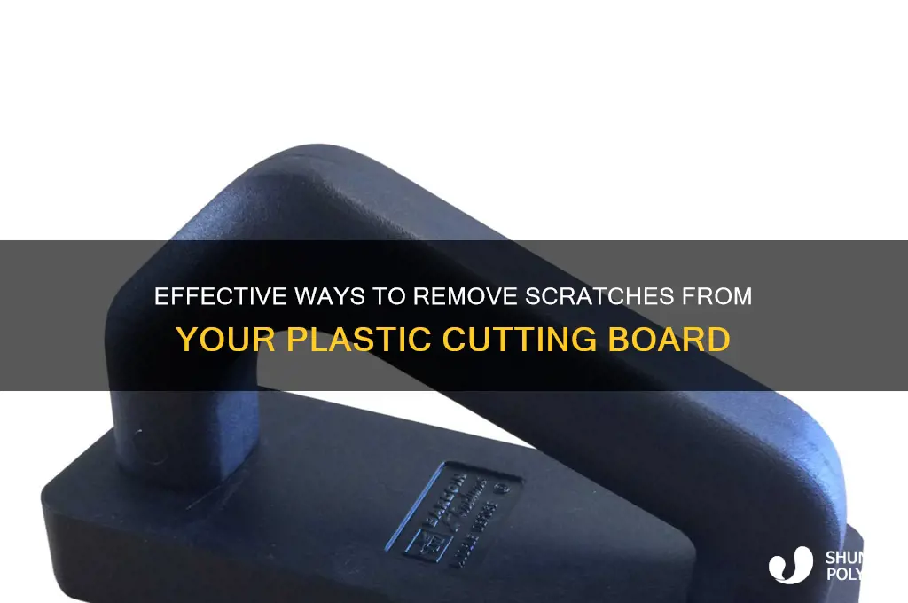 how to remove scratches from plastic cutting board