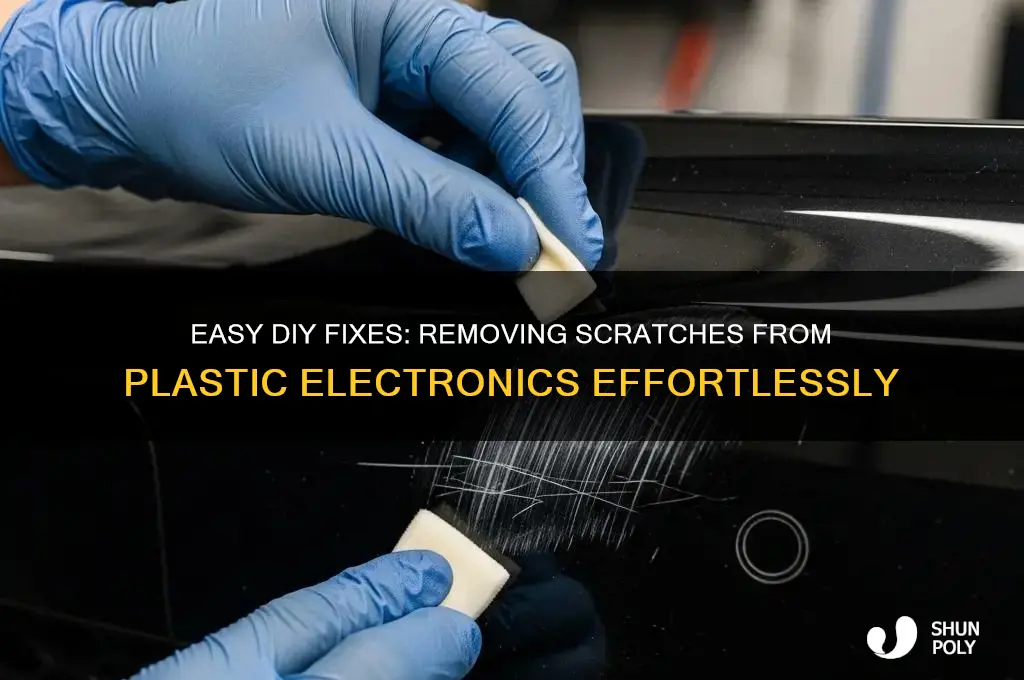 how to remove scratches from plastic electronics