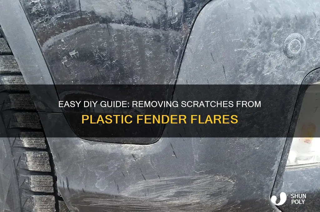 how to remove scratches from plastic fender flares