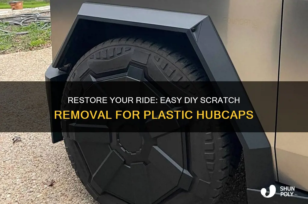 how to remove scratches from plastic hubcaps