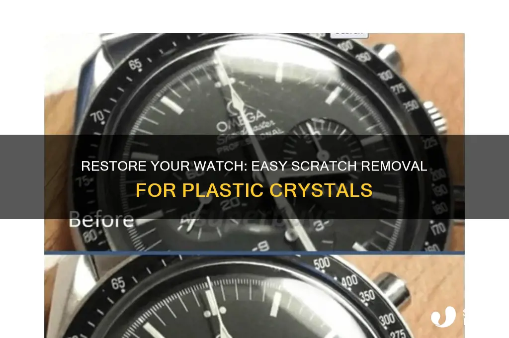 how to remove scratches from plastic watch crystal
