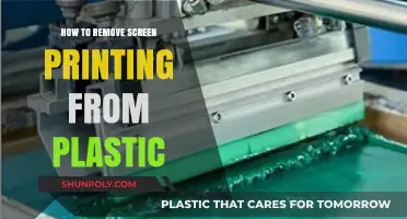 Effective Methods to Remove Screen Printing from Plastic Surfaces Easily