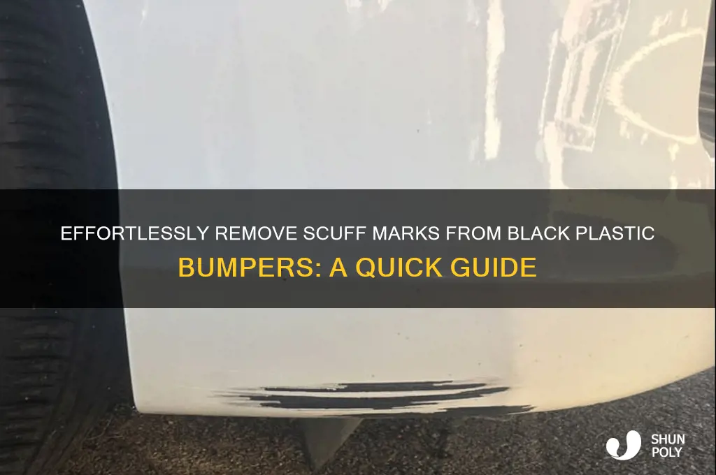how to remove scuff marks from black plastic bumper