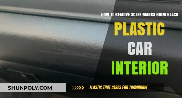 Effortless Scuff Mark Removal for Black Plastic Car Interiors