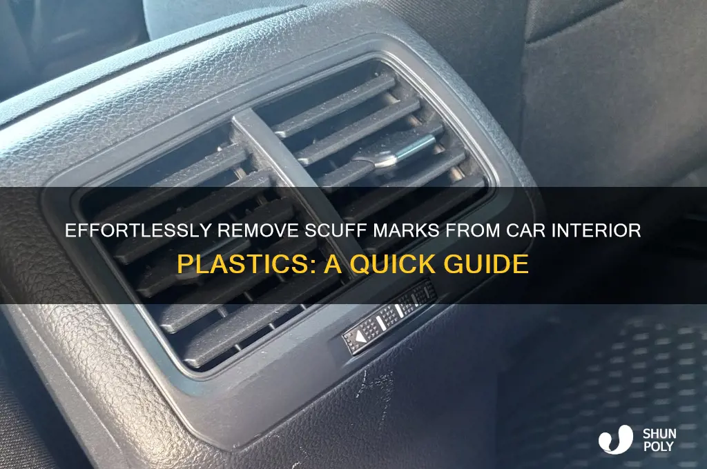 how to remove scuff marks from car interior plastics