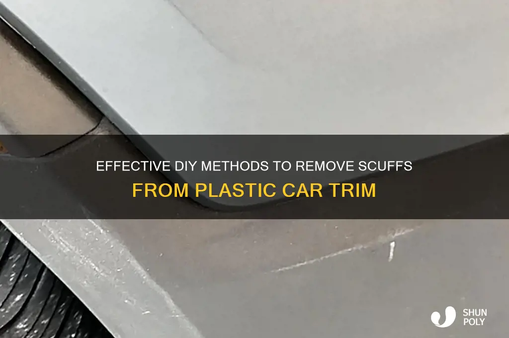 how to remove scuffs from plastic car trim