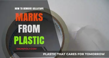 Effective Ways to Remove Sellotape Marks from Plastic Surfaces