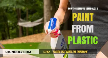 Effective Methods to Remove Semi-Gloss Paint from Plastic Surfaces