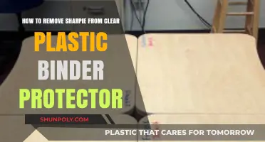Effective Ways to Remove Sharpie from Clear Plastic Binder Protectors