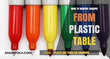 Effective Ways to Remove Sharpie Stains from Plastic Tables