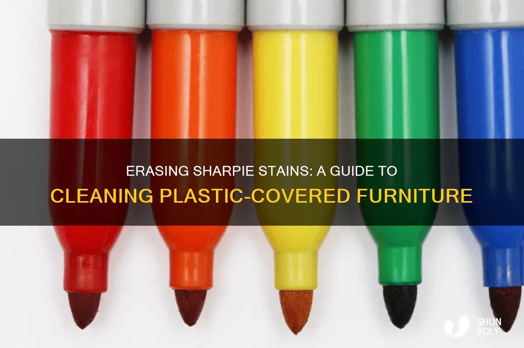 how to remove sharpie marker from plastic covered furniture