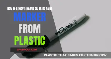 Erase Sharpie Paint Marker Stains from Plastic Surfaces