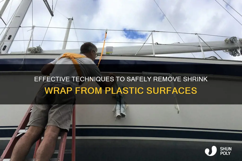 how to remove shrink wrap from plastic