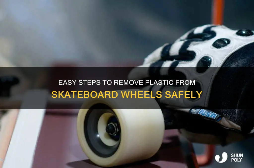 how to remove skateboard wheel plastic