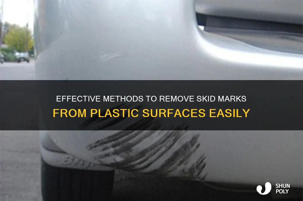 how to remove skid marks from plastic