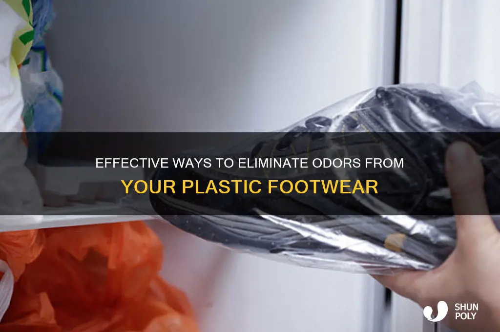 how to remove smell from plastic shoes