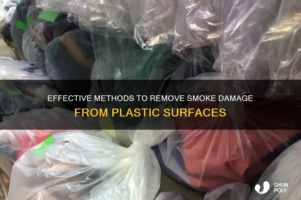how to remove smoke damage from plastic