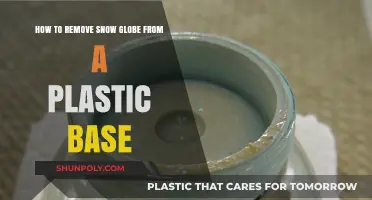 Easy Steps to Remove a Snow Globe from Its Plastic Base