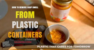 Eliminating Soap Scents from Plastic Containers