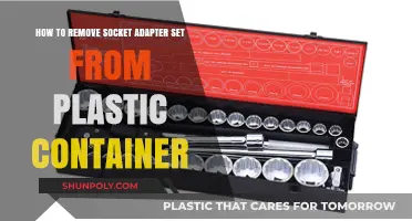 Efficiently Removing Socket Adapter Sets from Plastic Containers