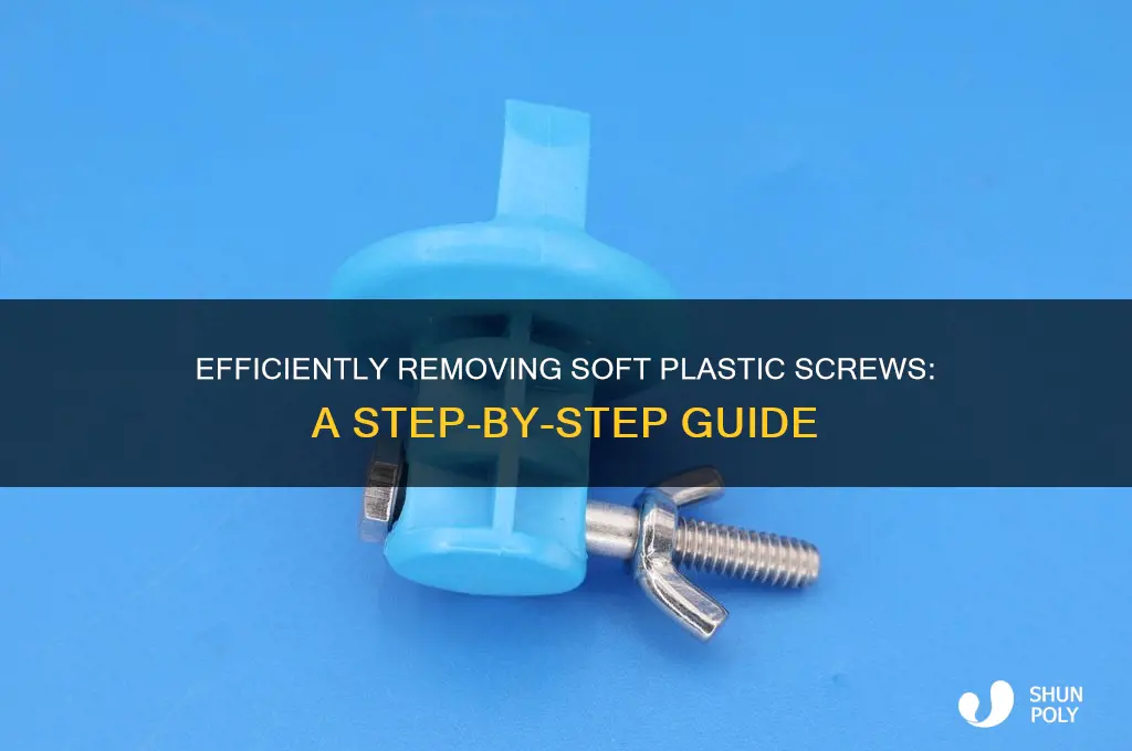 how to remove soft plastic screw