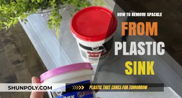 Easy Steps to Remove Spackle from Your Plastic Sink