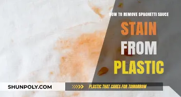 Effective Tips to Remove Spaghetti Sauce Stains from Plastic Surfaces