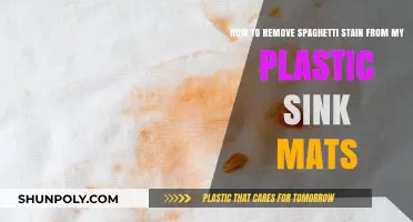 Quick Tips: Removing Spaghetti Stains from Plastic Sink Mats Easily