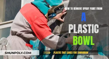 Removing Spray Paint from a Plastic Bowl: Effective Techniques