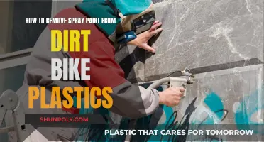 Removing Spray Paint from Dirt Bike Plastics: Effective Methods