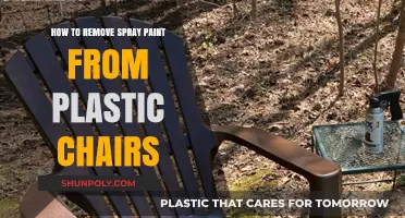 Effective Methods to Remove Spray Paint from Plastic Chairs Easily