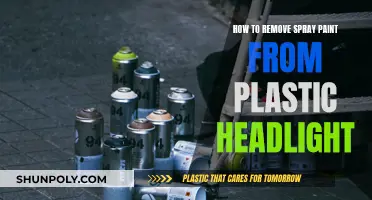 Eradicating Spray Paint from Plastic Headlights: Effective Techniques