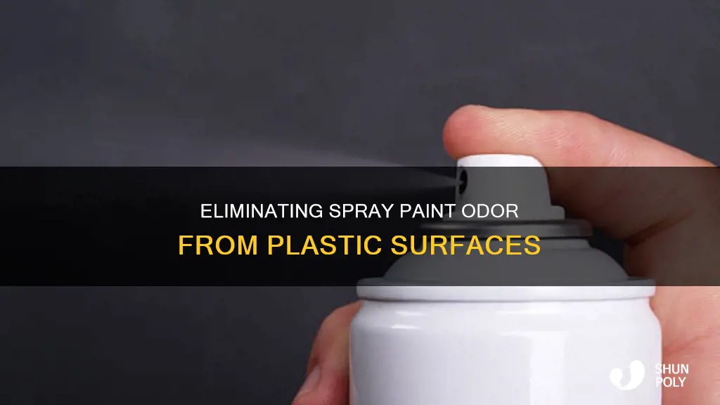 how to remove spray paint smell from plastic